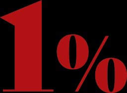 1 percent